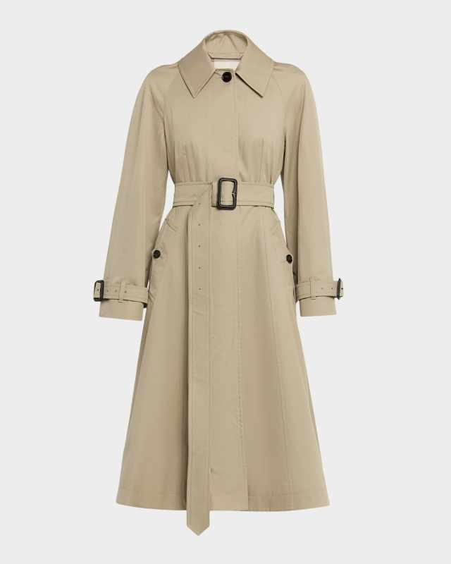 Ellingham Belted Flare Trench Coat